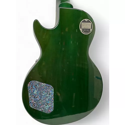 Used 2020 Gibson CUSTOM SHOP LES PAUL STANDARD F Turquoise Stain Solid Body Electric Guitar Turquoise Stain