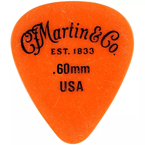 Martin Delrin Guitar Picks .50 mm 12 Pack