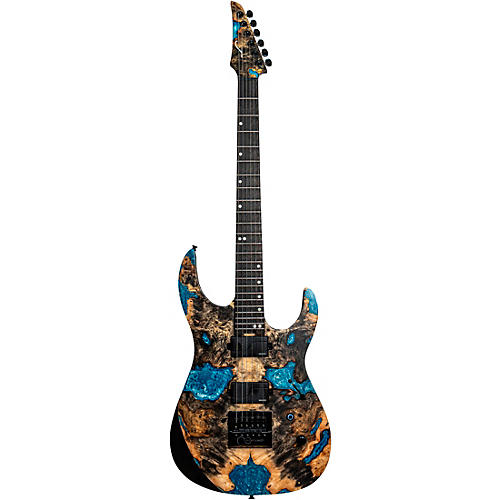 Legator Ninja 6-String X Series EverTune Electric Guitar Caribbean Blue