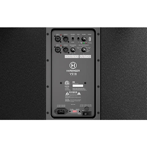 Harbinger VARI 3000 Series Powered Speakers Package With VS18 Subwoofer, Stands and Cables 12