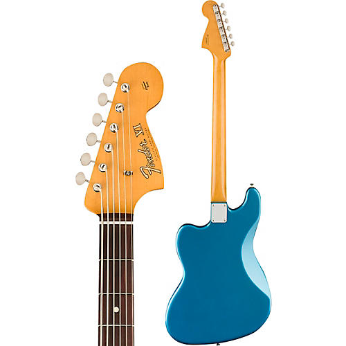 Fender Vintera II '60s Bass VI 6-String Bass Guitar Lake Placid Blue