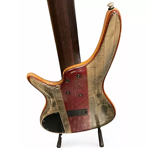 Used Ibanez SR5CMDX Black Ice Low Gloss Electric Bass Guitar Black Ice Low Gloss