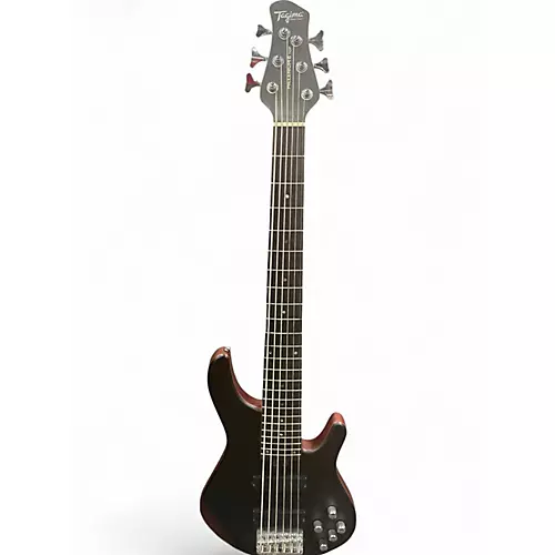 Used Tagima millenium 6 top Black Cherry Electric Bass Guitar Black Cherry