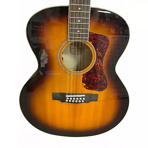 Used Guild F-2512E Antique Sunburst 12 String Acoustic Guitar Antique Sunburst