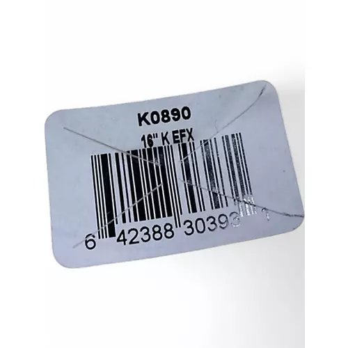 Used Zildjian 16in K CUSTOM EFX Cymbal 36