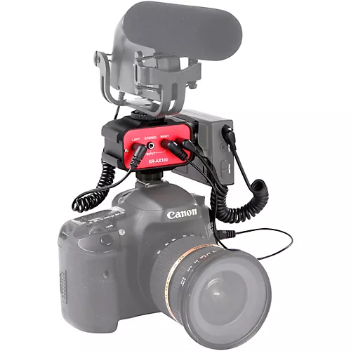 Saramonic SR-AX100 Battery-Free 2-Channel On-Camera Audio Mixer