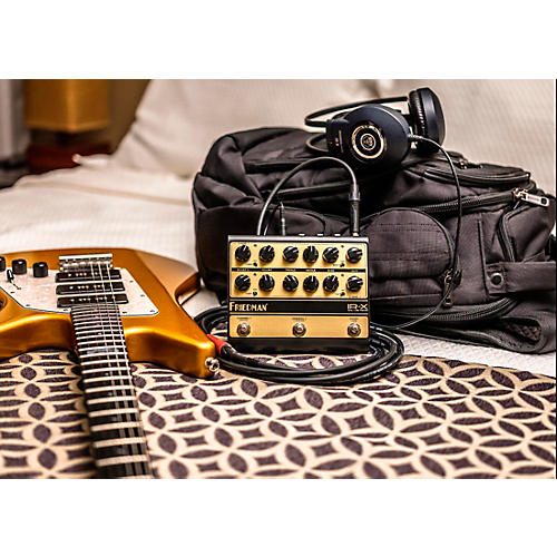 Friedman IR-X Dual-Tube Preamp DI+IR Dual-Channel 12AX7 Tubes Effects Pedal Black