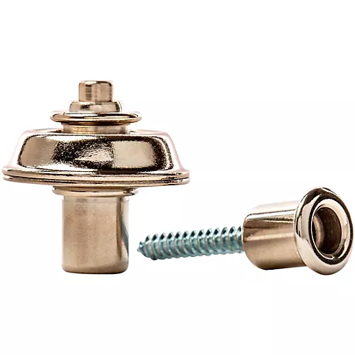 Dunlop Straplok Flush Mount Strap Retainer System Brass