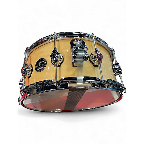 Used DW 6.5X14 Performance Series Snare Natural Drum Natural 15
