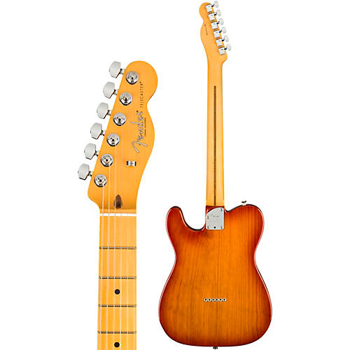 Fender American Professional II Roasted Pine Telecaster Electric Guitar Sienna Sunburst