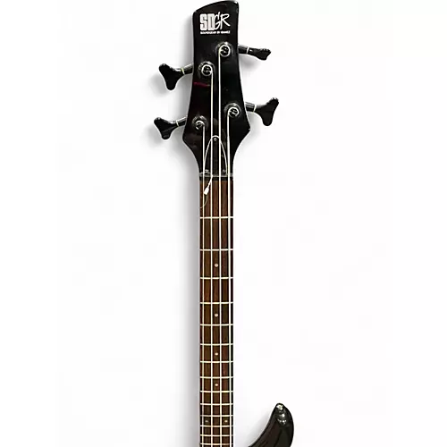 Used Ibanez SR400L Black Electric Bass Guitar Black