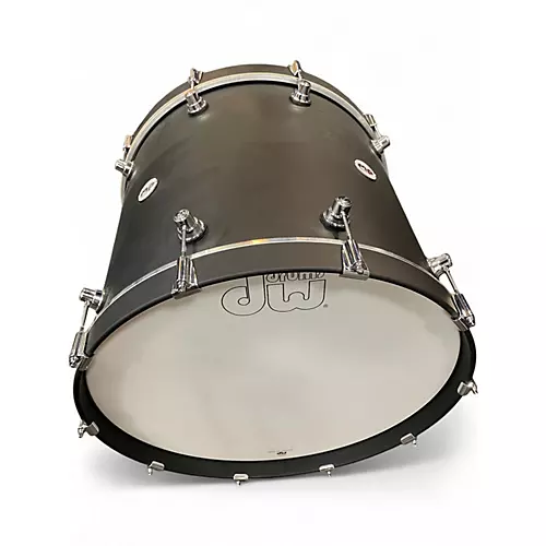 Used DW 5 Piece Design Series Black Drum Kit Black