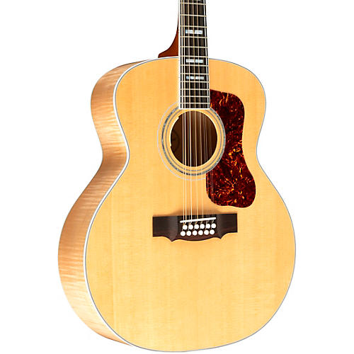 Guild F-512E Maple Jumbo 12-String Acoustic-Electric Guitar Antique Burst