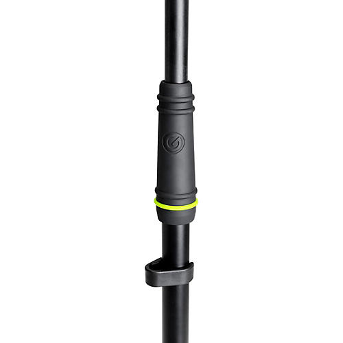 Gravity Stands Microphone Stand With Round Base and 2-Point Adjustment Telescoping Boom