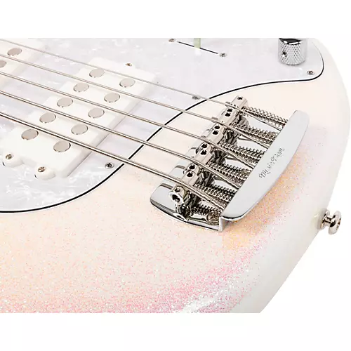 Ernie Ball Music Man StingRay Special 5 HH 5-String Bass Guitar Translucent Oxblood