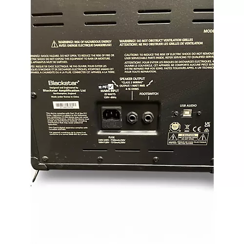 Used Blackstar HT1RH 1W MKII Tube Guitar Amp Head