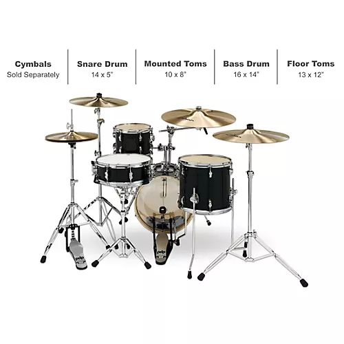PDP by DW New Yorker 4-Piece Shell Pack With 16