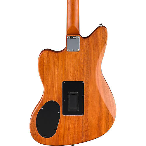 Fender Acoustasonic Standard Jazzmaster Acoustic-Electric Guitar Black