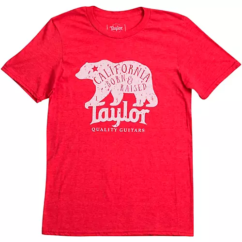 Taylor California Bear T-Shirt Medium Red