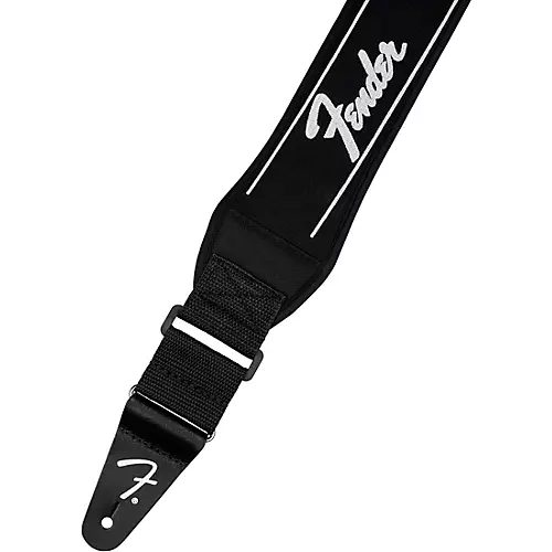 Fender Swell Neoprene Logo Guitar Strap Black 2.5 in.