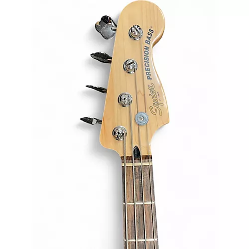 Used Squier Affinity Precision Bass Blue Electric Bass Guitar Blue