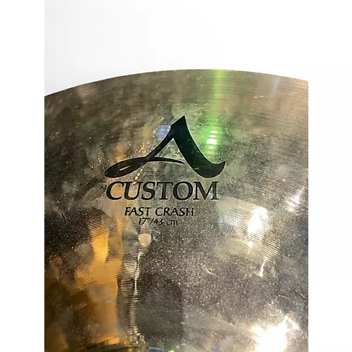 Used Zildjian 17in A Custom Fast Crash Cymbal 37