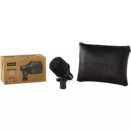 Shure Nexadyne Kick Drum Mic, XLR, Black Black