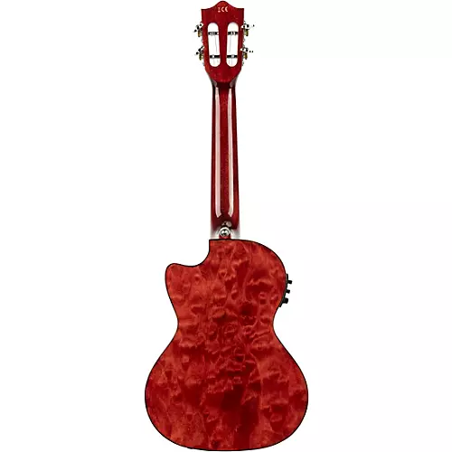 Lanikai QM-CET Quilted Maple Tenor with Kula PreampAcoustic Electric Ukulele Natural