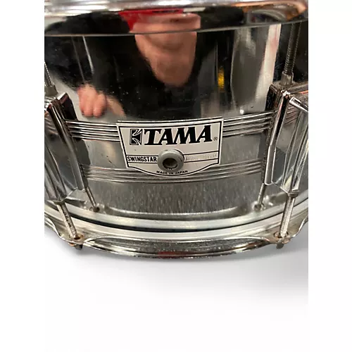 Used TAMA 14in swingstar 6075 Chrome Drum Chrome 33