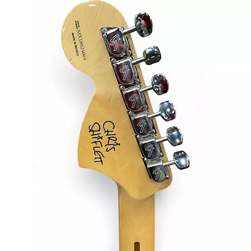 Used Fender Chris Shiflett Telecaster Deluxe Shoreline Gold Solid Body Electric Guitar Shoreline Gold