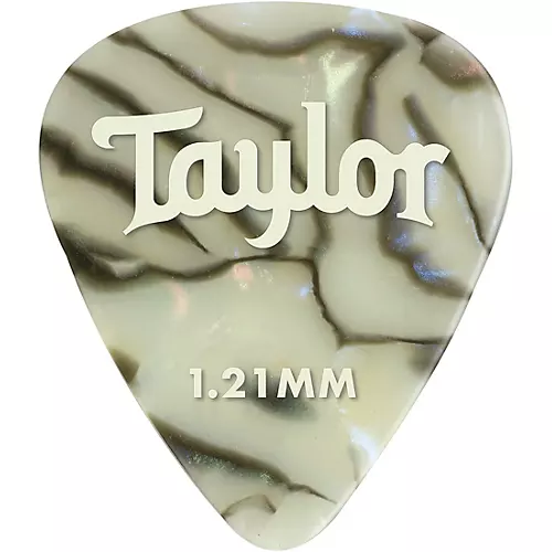 Taylor Celluloid 351 Picks, Abalone .46 mm 12 Pack