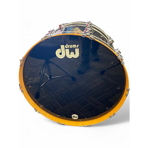 Used 2004 DW 4 Piece Collector's Series Exotic Black Lacquer Drum Kit Black Lacquer