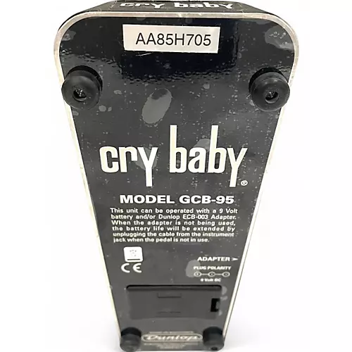 Used Dunlop GCB95 Original Crybaby Wah Effect Pedal