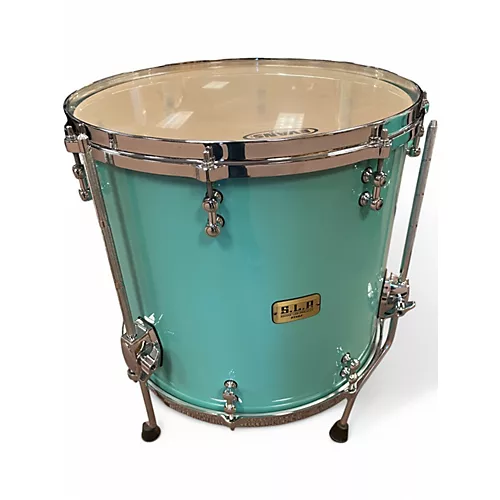 Used TAMA 3 Piece SLP SOUND LAP PROJECT FAT SPRUCE 3 PIECE Blue Drum Kit Blue