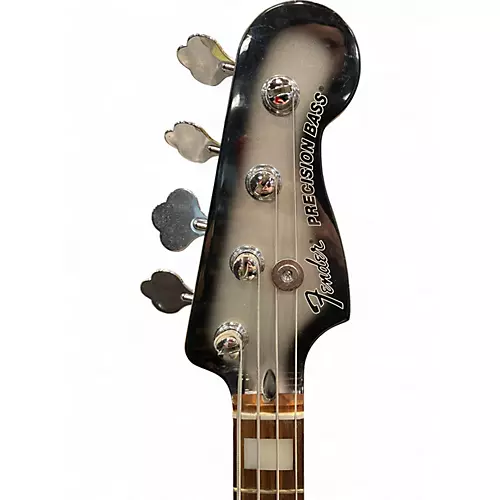 Used Fender TROY SANDERS PRECISION BASS SILVER BURST Electric Bass Guitar SILVER BURST