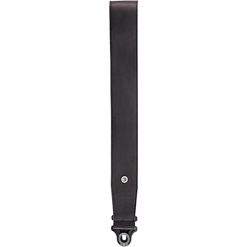 D'Addario Comfort Leather Auto Lock Guitar Strap Black 3 in.