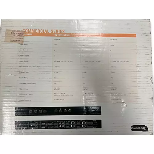 Used JBL CSMA240 70V Mixer Amp Powered Mixer