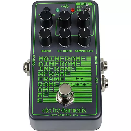 Electro-Harmonix Mainframe Bit Crusher Effects Pedal Gray