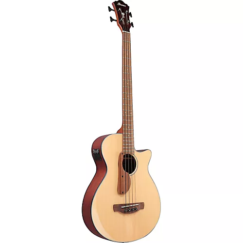 Ibanez AEGB30E Spruce-Sapele Acoustic-Electric Bass Guitar Natural