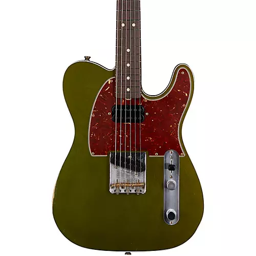 Fender Custom Shop 1963 Telecaster Custom Journeyman Relic Electric Guitar Masterbuilt by Paul Waller Aged Firemist Gold