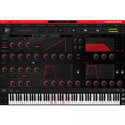 IK Multimedia SampleTank 4 MAX v2 Virtual Instrument Plug-in (Crossgrade)