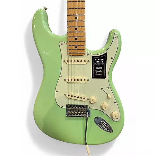 Used 2019 Fender Player Stratocaster Sea Foam Pearl Solid Body Electric Guitar Sea Foam Pearl