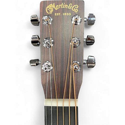 Used Martin LX1RE LEFT HANDED Natural Acoustic Electric Guitar Natural