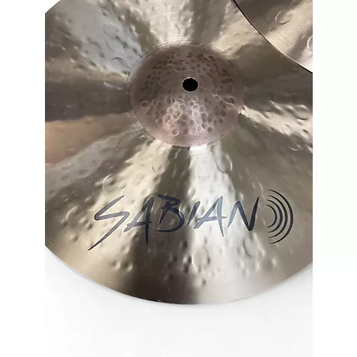 Used SABIAN 14in HHX COMPLEX MEDIUM HIHAT PAIR Cymbal 33