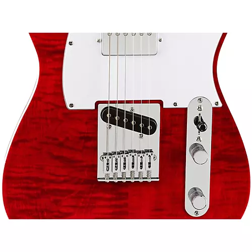 Squier Affinity Series Telecaster FMT SH Electric Guitar Transparent Crimson