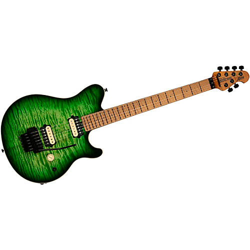 Ernie Ball Music Man Axis Flame Top Electric Guitar Macha