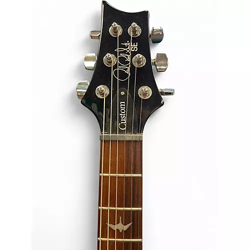 Used PRS SE Custom 24 Fire Red Solid Body Electric Guitar Fire Red