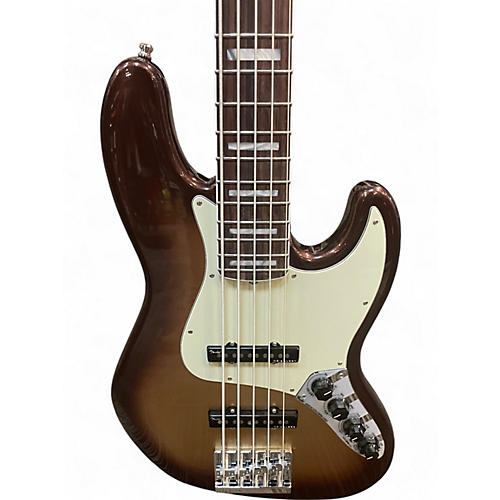Used Fender American Ultra Jazz Bass V MOCHA BURST Electric Bass Guitar MOCHA BURST