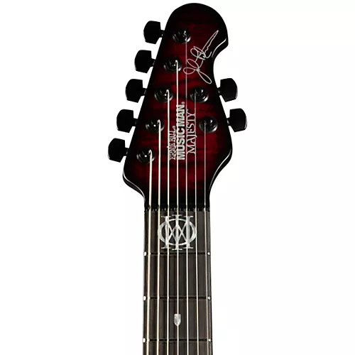 Ernie Ball Music Man John Petrucci BFR Majesty 7 Quilt Top 7-String Electric Guitar Red Nebula