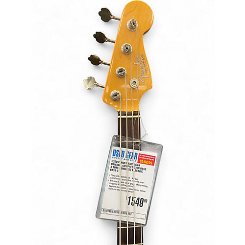 Used Fender American Original 60s Precision Bass 3 Tone Sunburst Electric Bass Guitar 3 Tone Sunburst